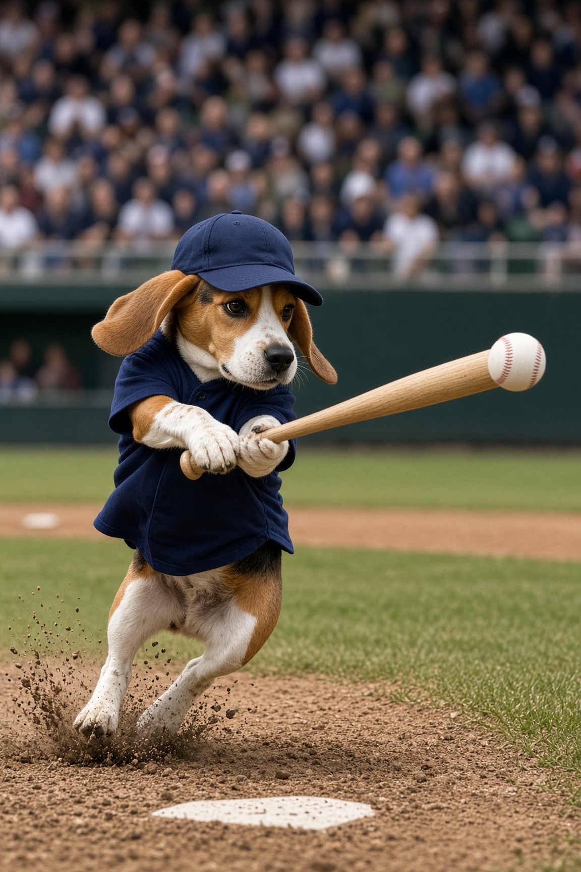 Crack the beagle as Home run