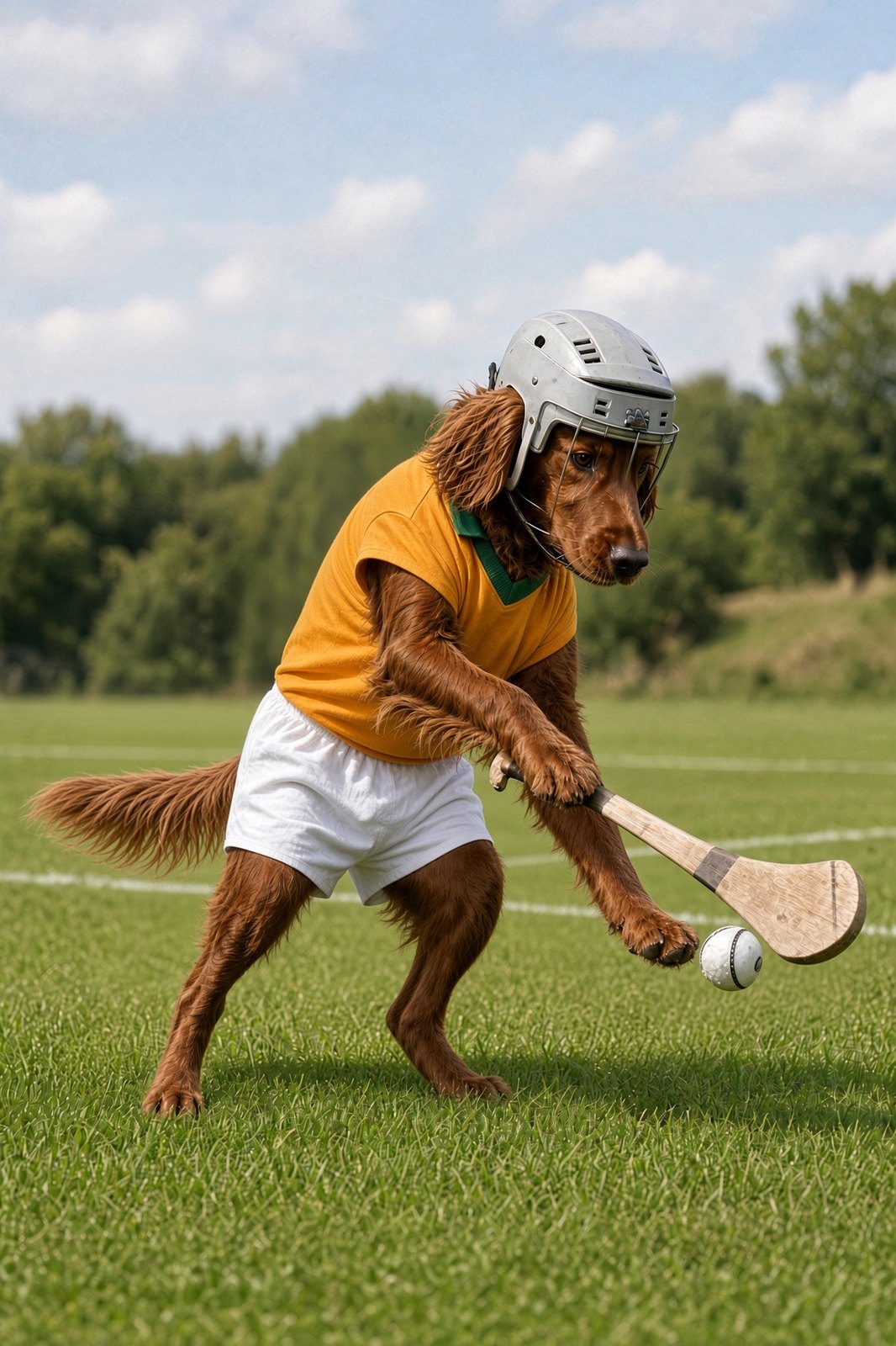 Ash the setter as Hurley