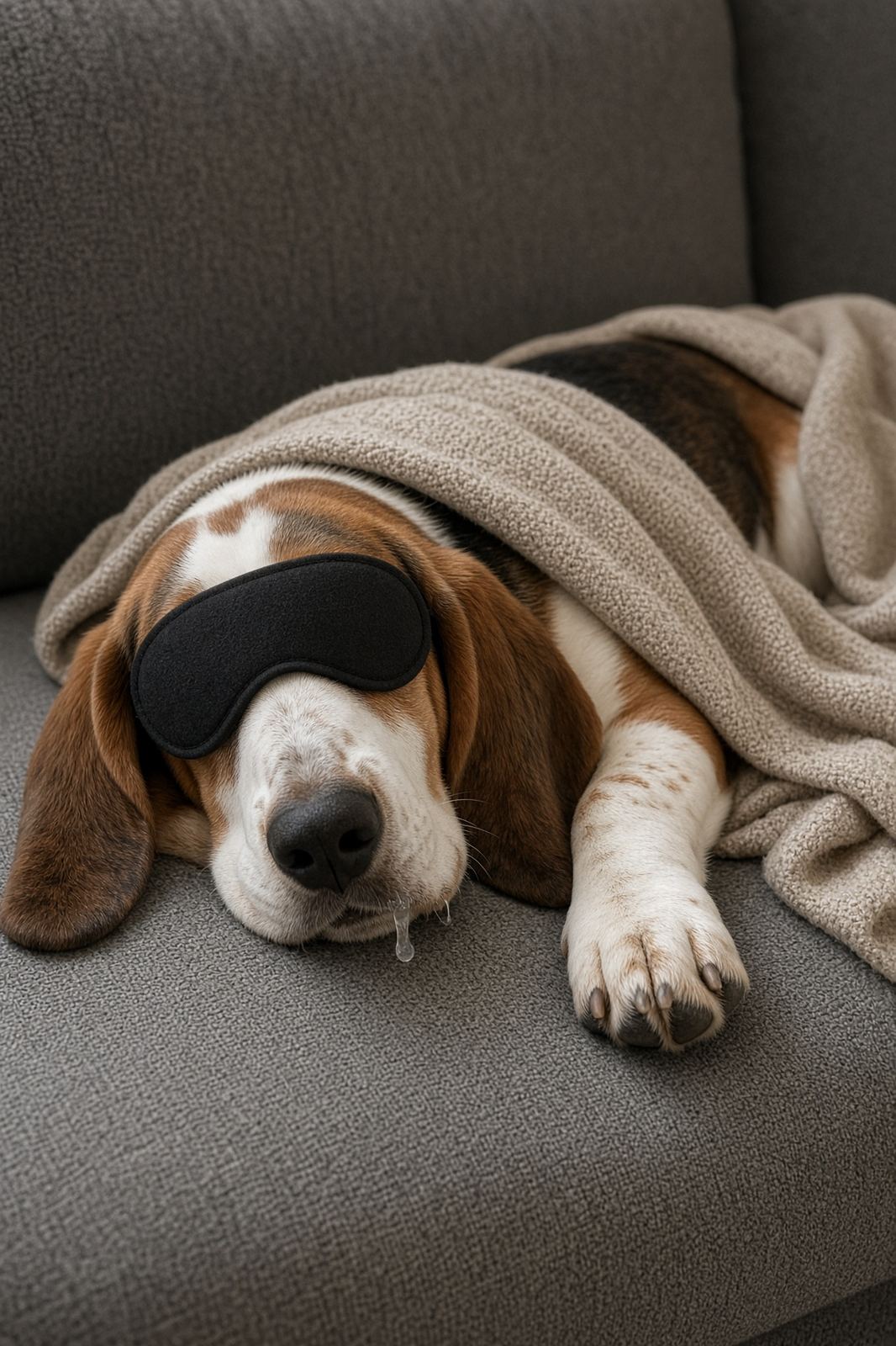Loaf the basset as Lazy
