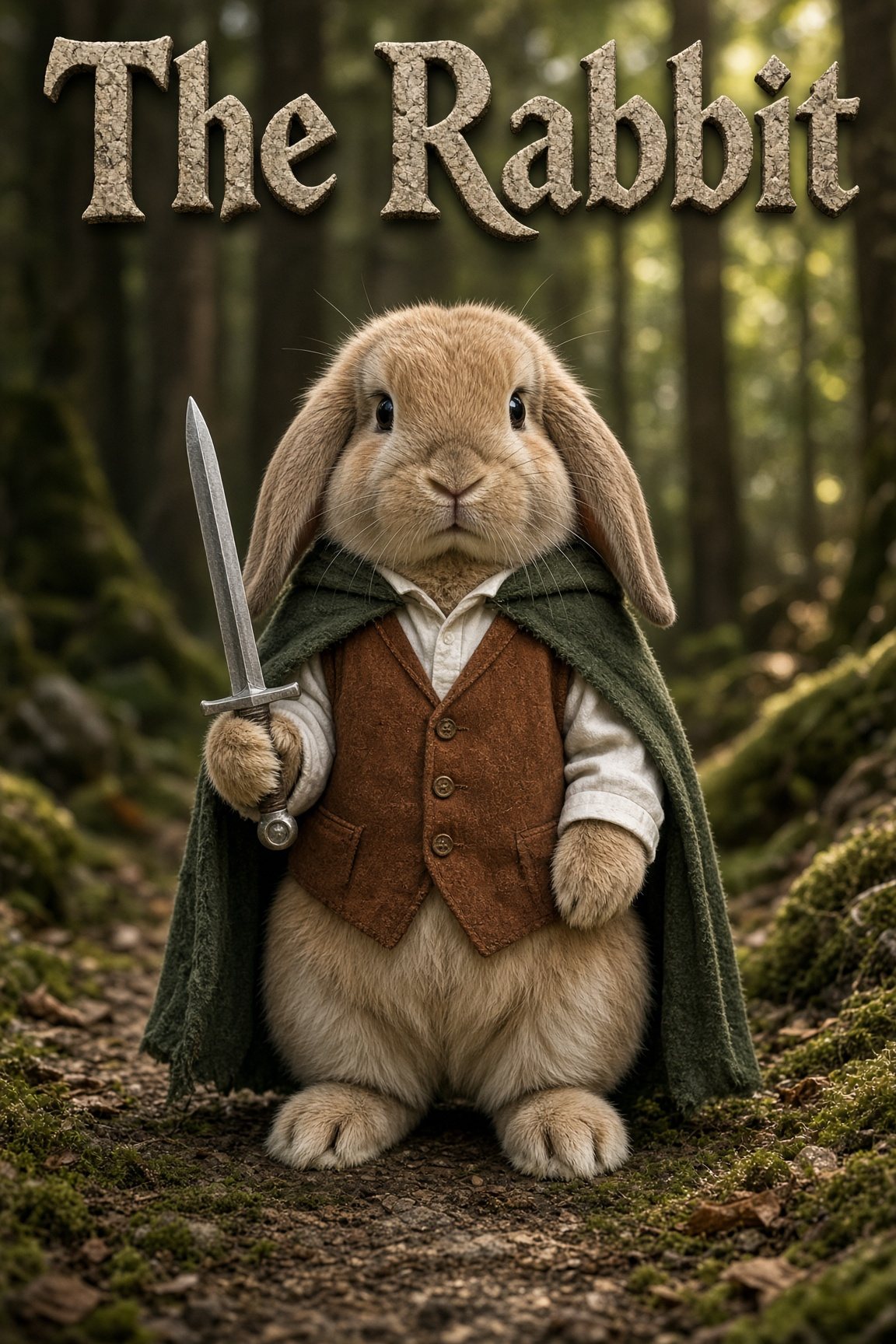 Pip the rabbit as The Rabbit